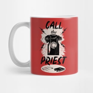 Retro Vintage Call the Priest Mug